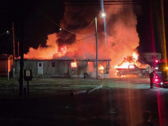 Fire Destroys Three Mobile Homes in Moundsville; No One Injured
